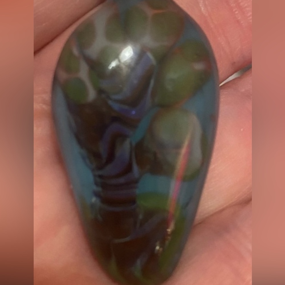Artist Hand Blown Glass Necklace